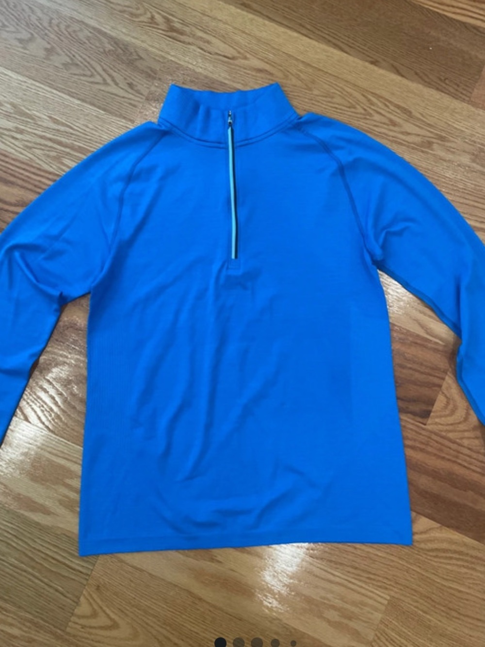 lululemon athletica Men's Electric Blue Half-Zip Pullover